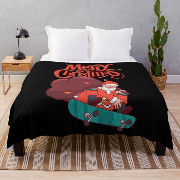 Item preview, Christmas Skateboarding Santa designed and sold by arrowroses.