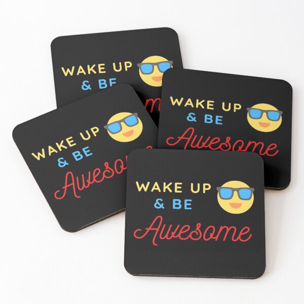 Item preview, Wake Up and Be Awesome designed and sold by Dreaming-Cocoon.