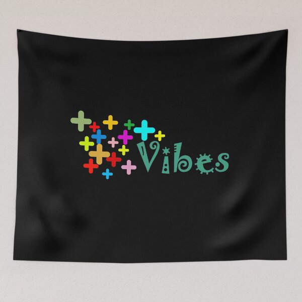 Item preview, Positive vibes colorful gift for mother father kid  designed and sold by yasmh.