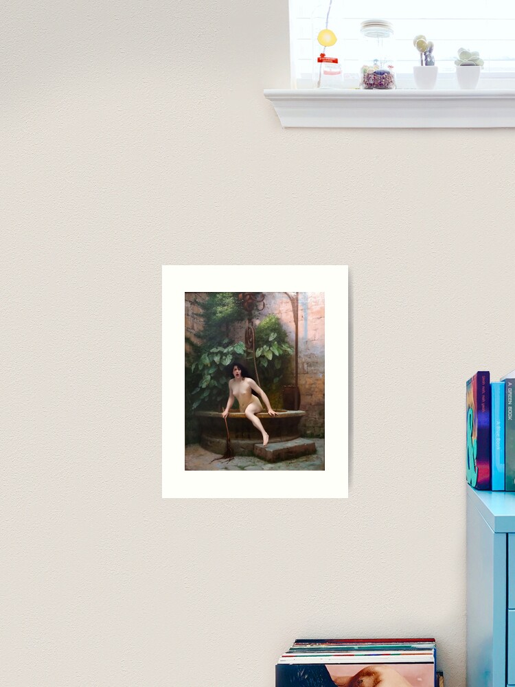 Truth Coming Out Of Her Well To Shame Mankind Print