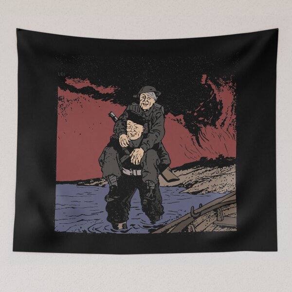 Item preview, Old Vintage World War II Poster This Way Chum Colorized designed and sold by artado.