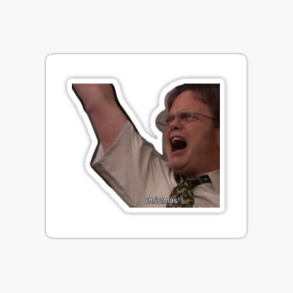 Dwight Schrute Sticker For Sale By Lgeldziler Redbubble 