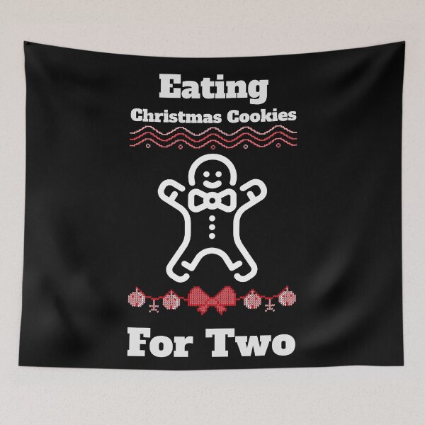 Item preview, Eating Christmas Cookies for Two designed and sold by Lolas-Creations.
