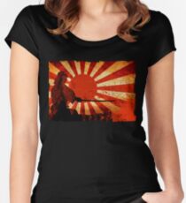 Samurai Sun Women's Fitted Scoop T-Shirt