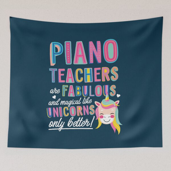 Item preview, Piano Teachers are like Unicorns Gift Idea designed and sold by betternotes.