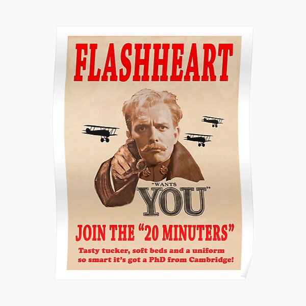 FLASHHEART WANTS YOU Poster