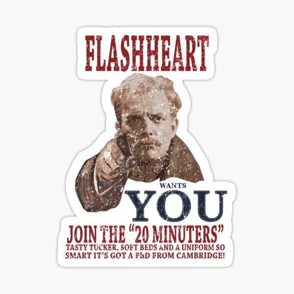 FLASH HEART WANTS YOU (2) Sticker
