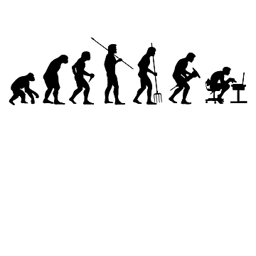 Artwork thumbnail, Evolution Computer Hunch by Original Cheddar
