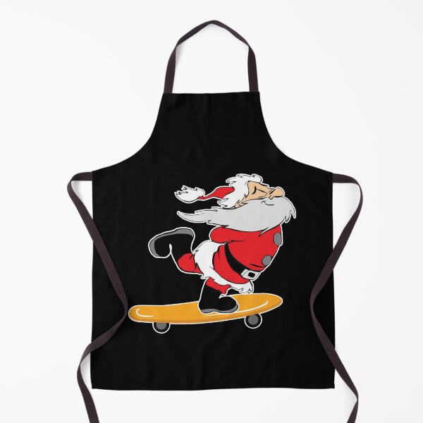 Aperçu de l'œuvre Noël Skateboarding Santa créée et vendue par ColorfulMystic.