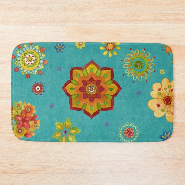 Item preview, Tunisian Sunset floral geometric   designed and sold by Sue Zipkin.