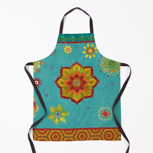 Item preview, Tunisian Sunset floral geometric designed and sold by Sue Zipkin.