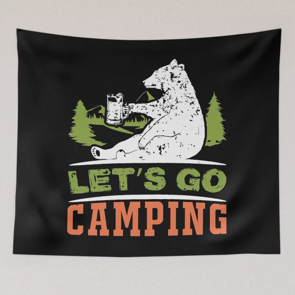 Item preview, Let’s go camping designed and sold by SergeantSwagger.