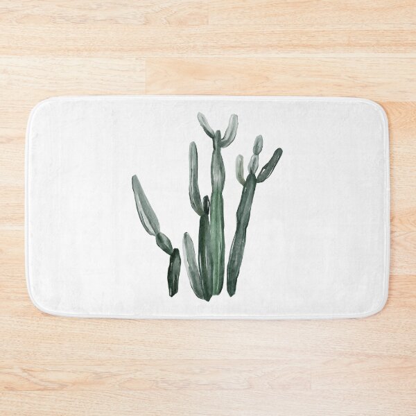 Item preview, Dark Green Cactus Watercolour designed and sold by Walk-It-Off.