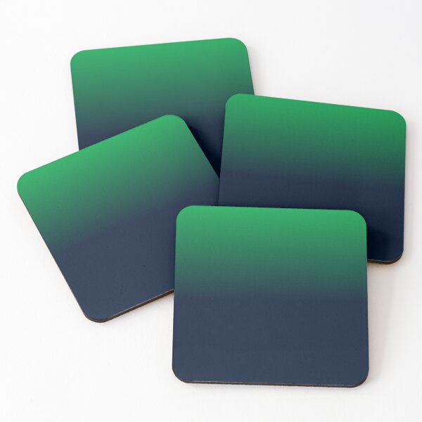 Item preview, Green and navy blue color gradient pattern designed and sold by likebakerdo.