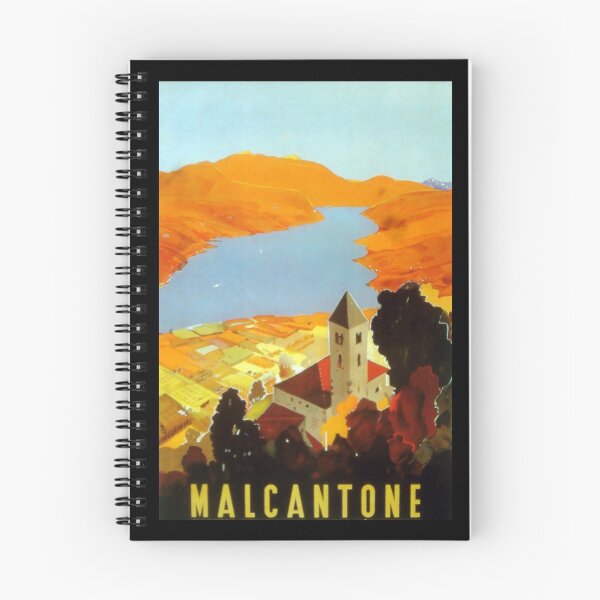 Item preview, retro classic Malcantone poster designed and sold by CorasPosters.