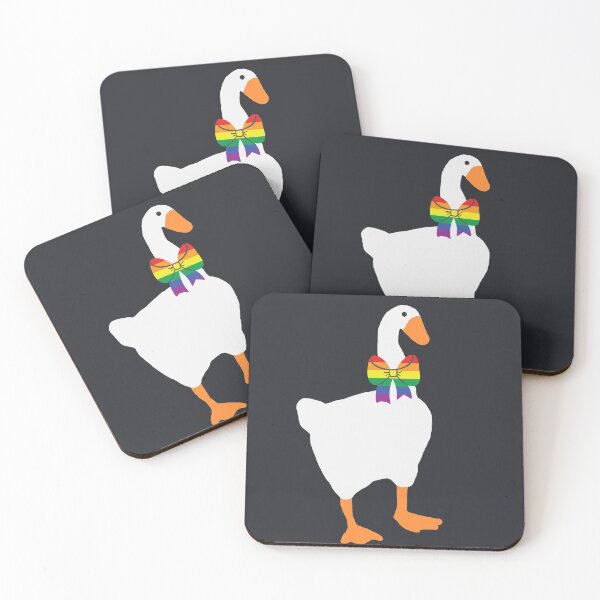Item preview, Horrible goose - LGBTQ+ flag Ribbon designed and sold by Bethany Casey.