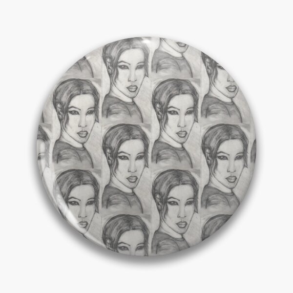 Zayn Petrossian Portrait Pin