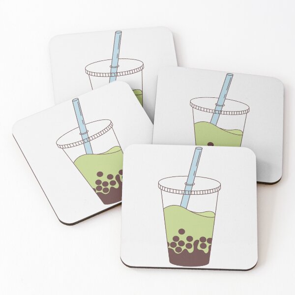 Artikelvorschau, Cooler Matcha Boba Milchtee Bubble Tea entworfen und verkauft von greenteakitty.