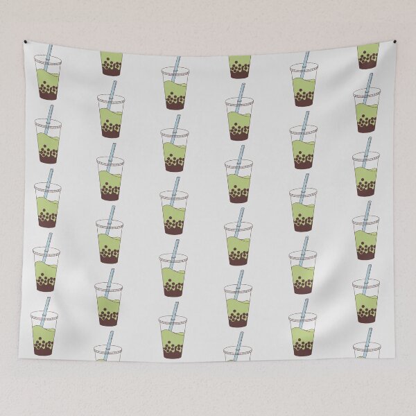 Item preview, Cool Matcha Boba Milk Tea Bubble Tea  designed and sold by greenteakitty.