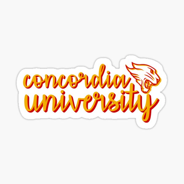 Concordia University Sticker By Abbey May Redbubble