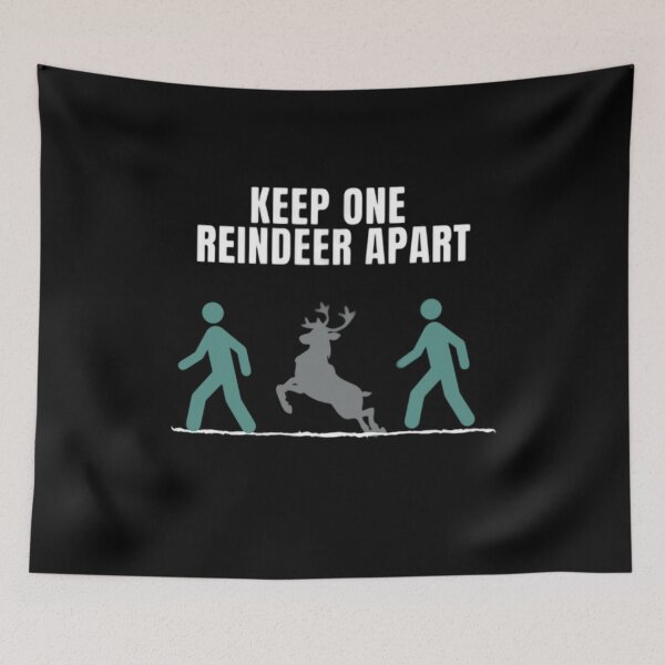 Item preview, Keep One Reindeer Apart , Funny Gift for Christmas designed and sold by Aesthynova.