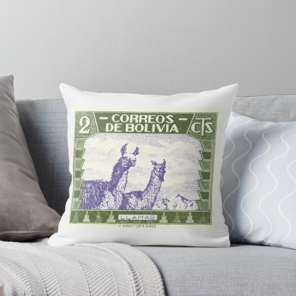 Item preview, 1939 BOLIVIA Llamas Postage Stamp designed and sold by retrographics.