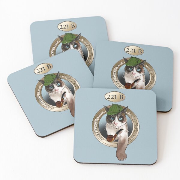Item preview, Sherlock the cat designed and sold by Blacklinesw9.