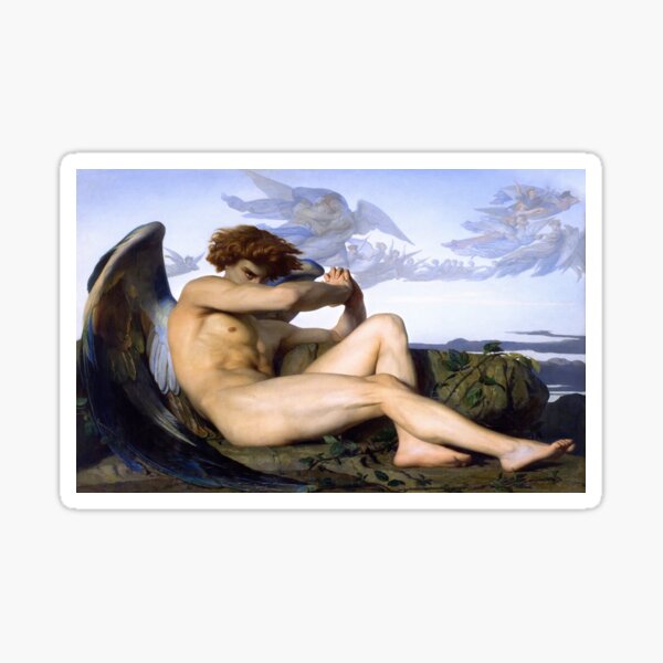 Vista previa del artículo con la obra «Alexandre Cabanel, Ángel caído, 1868», diseñado y vendido por The-Art-Alive.