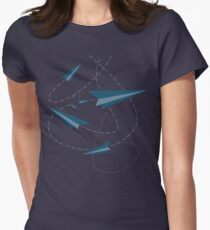 Paper Darts / Planes Women's Fitted T-Shirt
