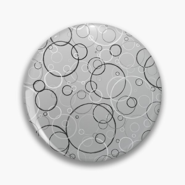 Artikelvorschau, Sketchy Circles Pattern - Schwarz-Weiß-Licht entworfen und verkauft von FickleMuse.