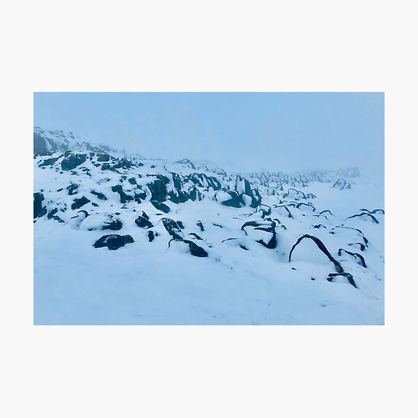 Frozen feet. Photographic Print