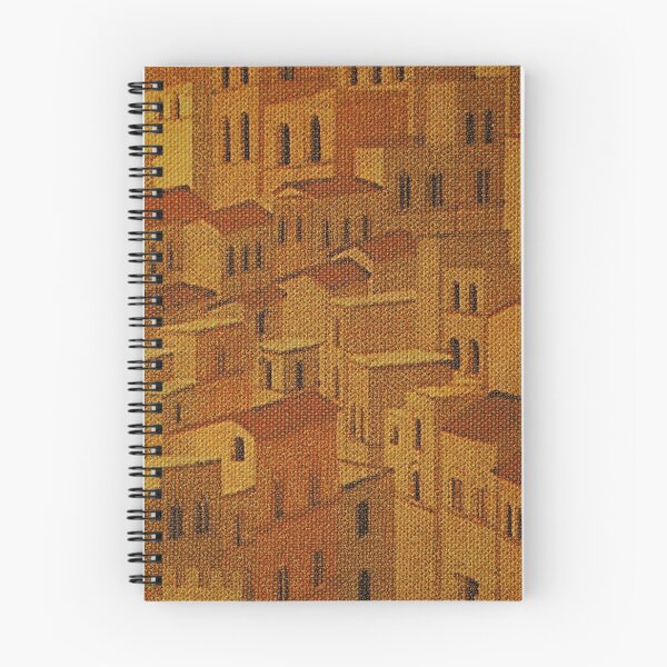 Item preview, European Village Rooftops on Canvas designed and sold by AlteredAtelier.