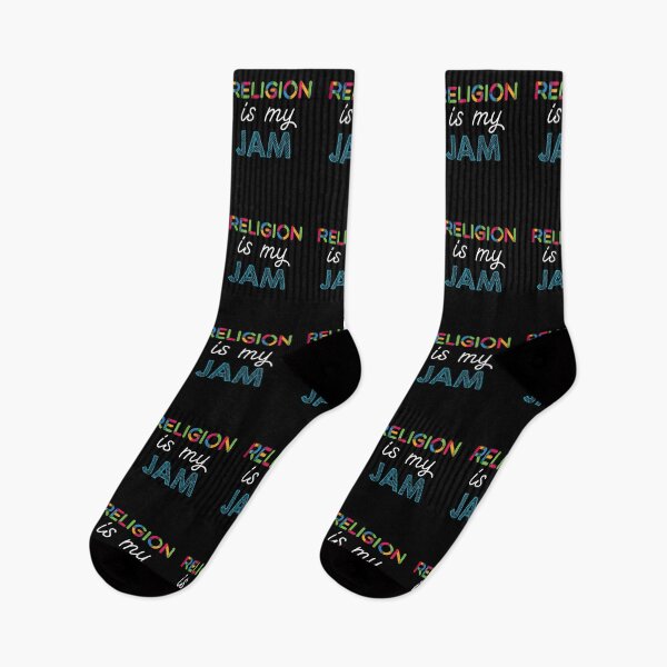 Item preview, Religion is my Jam. Funny Religion Design designed and sold by Custom365.