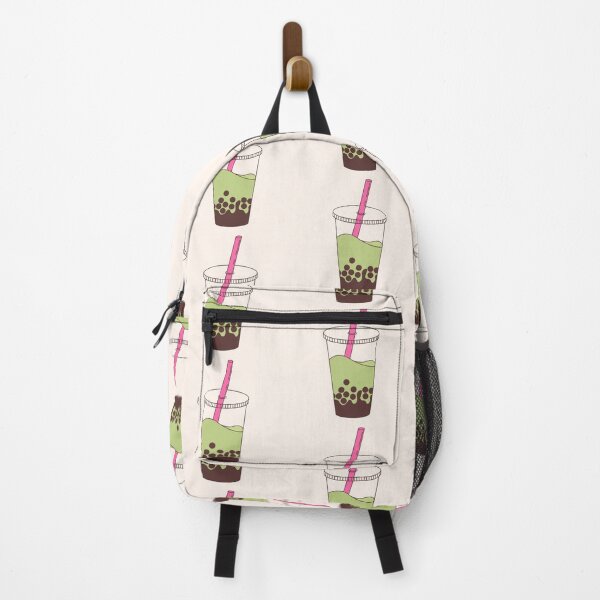 Artikelvorschau, Rosa Matcha Boba Milchtee Bubble Tea entworfen und verkauft von greenteakitty.
