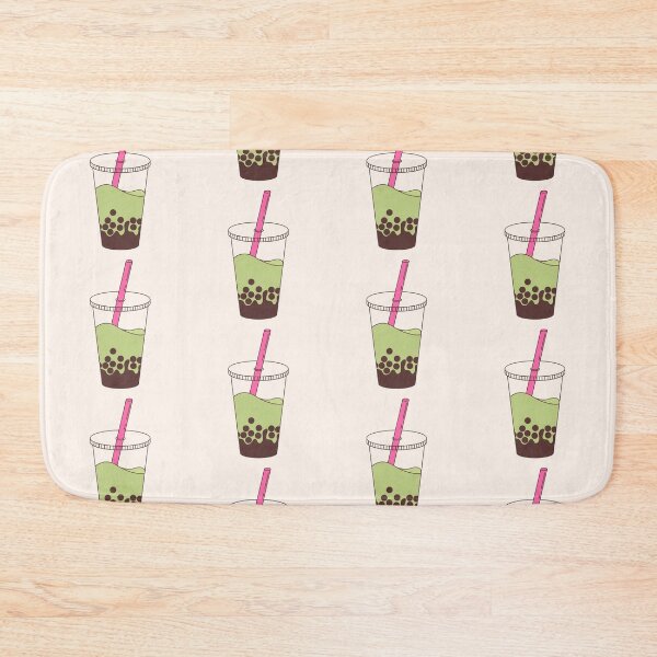 Item preview, Pink Matcha Boba Milk Tea Bubble Tea  designed and sold by greenteakitty.