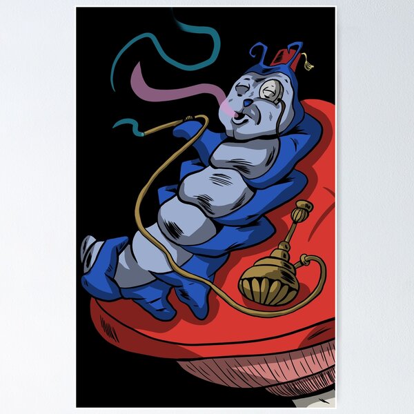 Aperçu de l'œuvre La chenille bleue créée et vendue par blacksnowcomics.