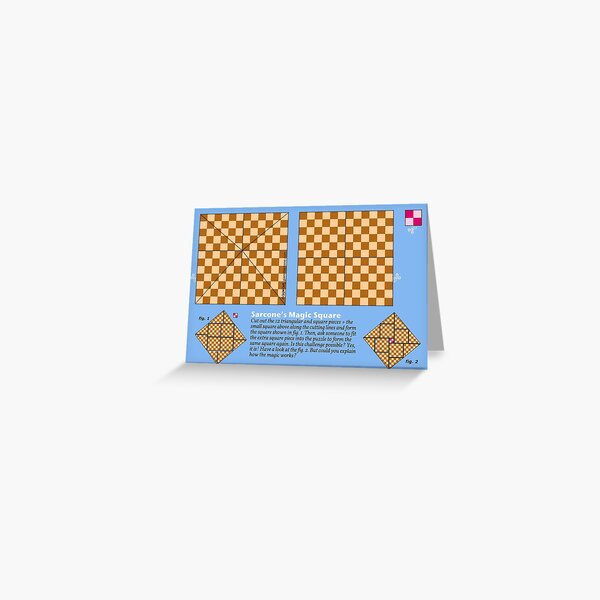 Magic Elastic Square Greeting Card