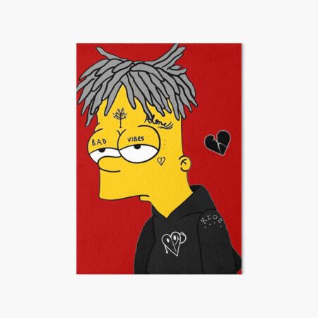 Bart sad Art Board Print by Loony80