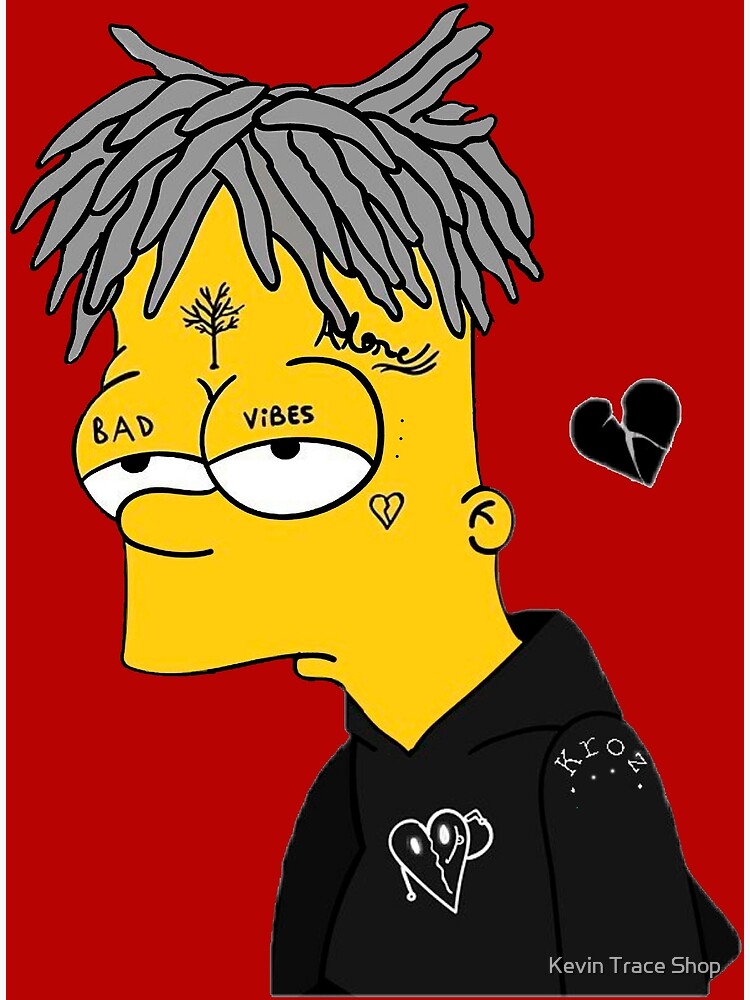 Depressão tentando atingir um moleque com foto do Bart triste ouvindo  XXXTentacion: ada - iFunny Brazil