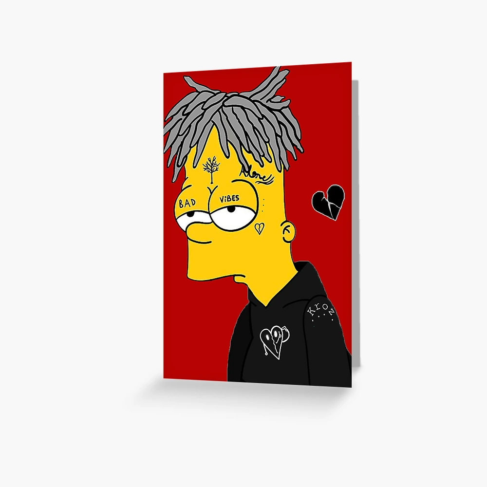 Bart Xxxtentacion Greeting Card for Sale by Kevin Trace Shop