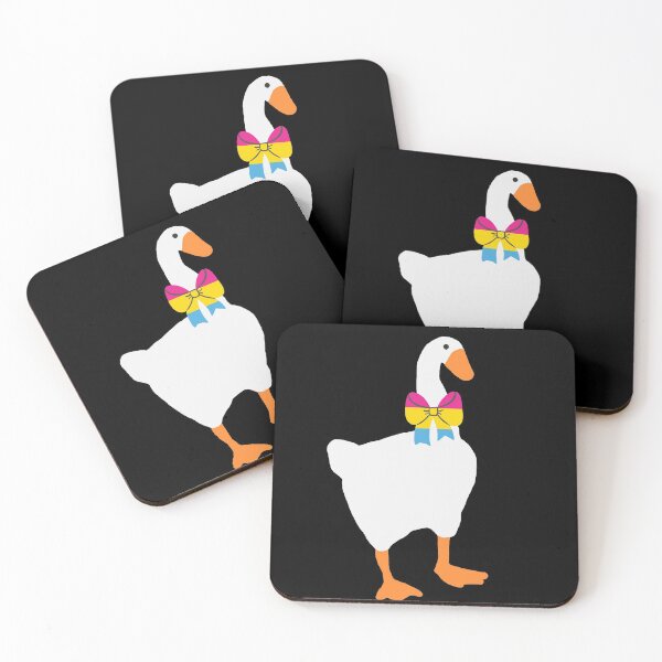 Item preview, Horrible goose - Pansexual flag Ribbon designed and sold by Bethany Casey.