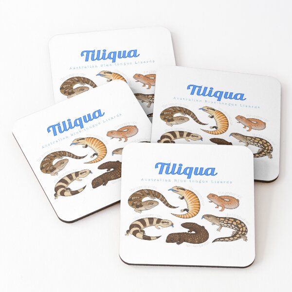 Item preview, Blue-tongue Lizards designed and sold by miss-varanus.