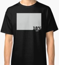 18% Grey Test Tee Classic T-Shirt