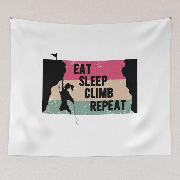 Item preview, Bouldering Climbing Climber Woman Gift Mountains designed and sold by teeseeds.