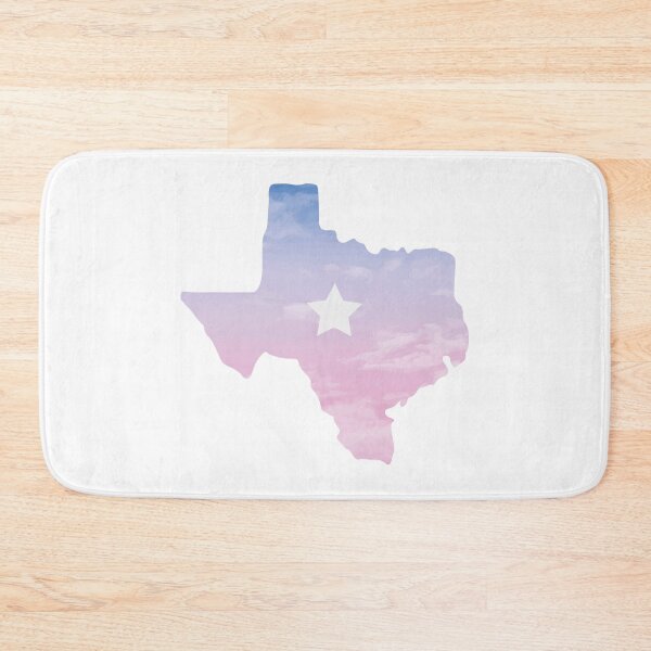 Item preview, Texas map lone star pink gradient blue pink abstract art designed and sold by nuz2.