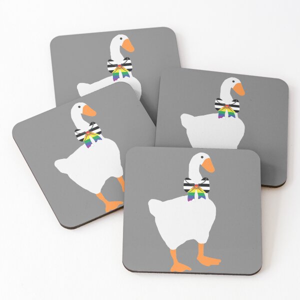 Item preview, Horrible goose - Ally flag Ribbon designed and sold by Bethany Casey.