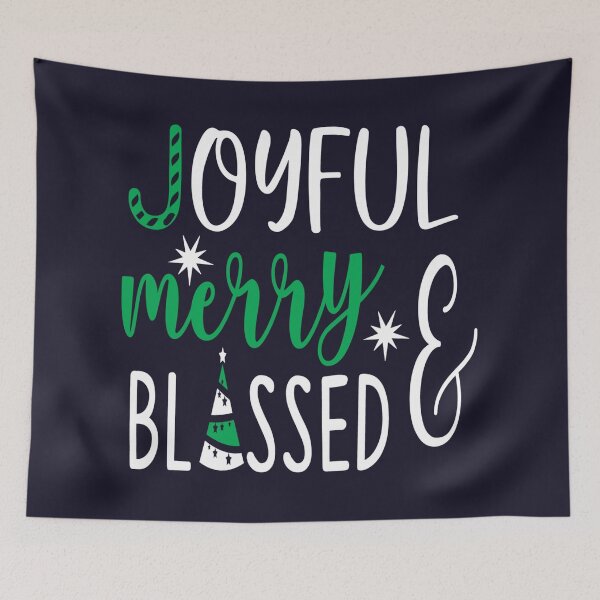 Item preview, Christmas Joyful, merry, and blessed shirt designed and sold by MichaelGrace.