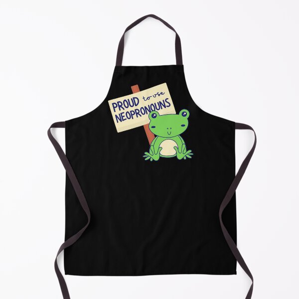 Item preview, "Proud to use neopronouns" frog designed and sold by campfiredesigns.