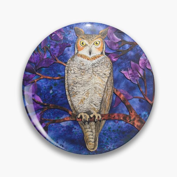 Item preview, Autumn Owl in the Plum Tree  designed and sold by Manda Bryn  Severin.