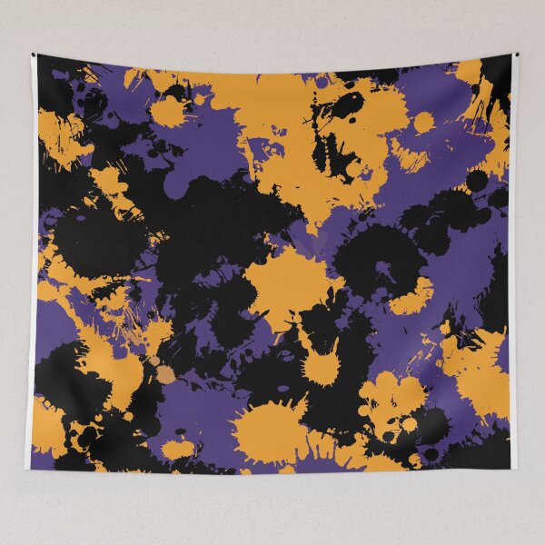 Item preview, Purple Gold and Black Legends Paint Splatter designed and sold by BigTexFunkadelic.